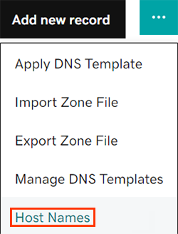 wybierz pomocniczy serwer DNS