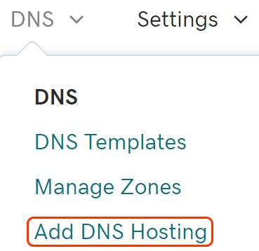 Add Dns Hosting Domains Godaddy Help In