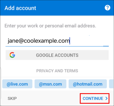 Add My Workspace Email To Outlook On Android Workspace Email Godaddy Hilfe Us