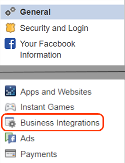 intégrations click business