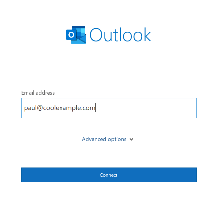 godaddy account settings for outlook