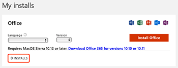 Check my number of installs | Microsoft 365 from GoDaddy - GoDaddy Help US