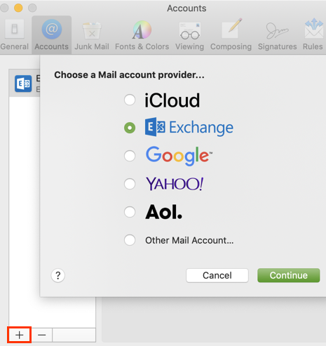 icloud and outlook 365 for mac
