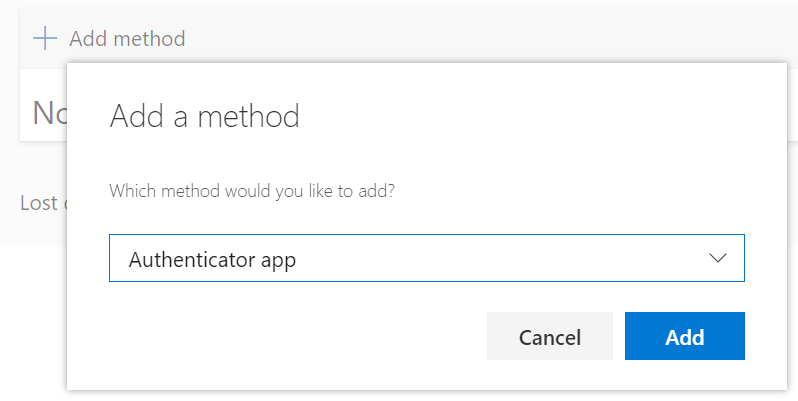 Отключить microsoft authenticator office 365