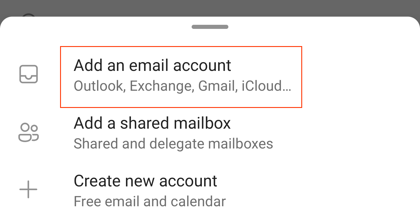 Add an email account