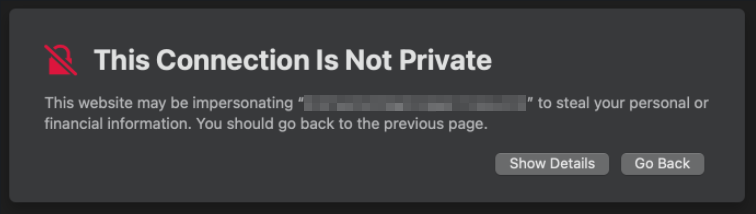 Your connection is not private - Platform Usage Support - Developer Forum