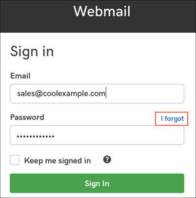 Change my Workspace email password | Ayuda de GoDaddy VE